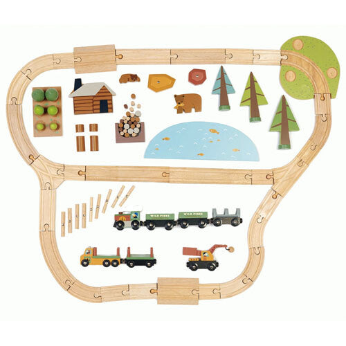 tender leaf toys treinbaan dennenbos | 4608702 | 2