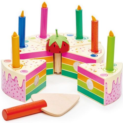 tender leaf toys verjaardagstaart regenboog | 4608282 | 0