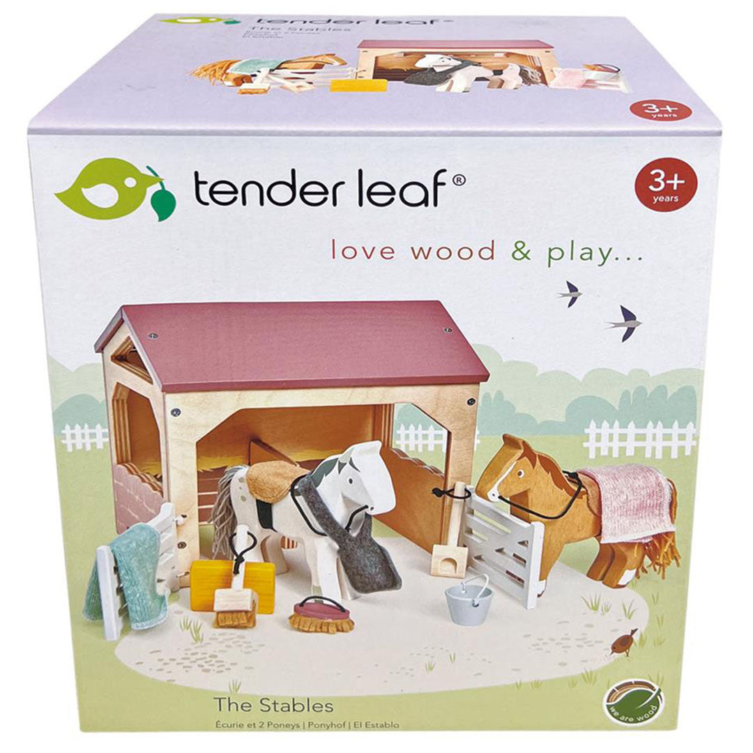 tender leaf toys speelset paardenstal | 4608165 | 4