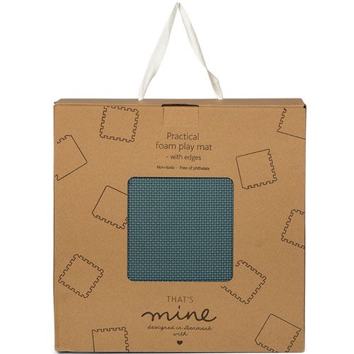 that's mine foam speelmat 100x100 cm - petrol | PM2102 | 1