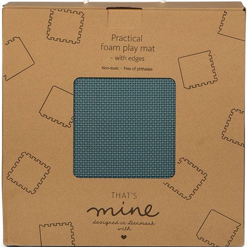 that's mine foam speelmat 100x100 cm - petrol | PM2102 | 3