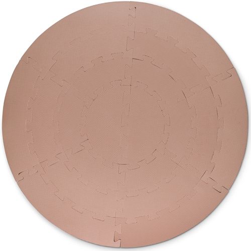 that's mine foam speelmat - rond - 110 cm - light brown | PM2106 | 0