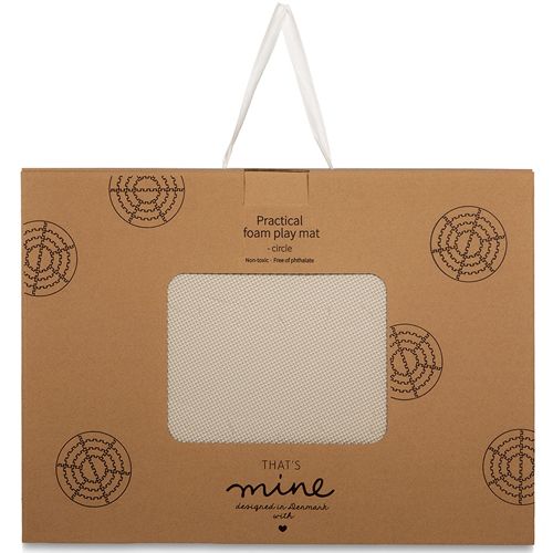 that's mine foam speelmat - rond - 110 cm - light grey | PM2107 | 1