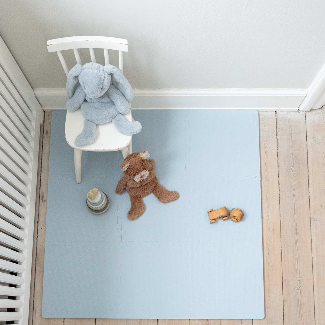 that's mine foam speelmat - alva - dusty blue - 100x100 cm | THMI285031430 | 2