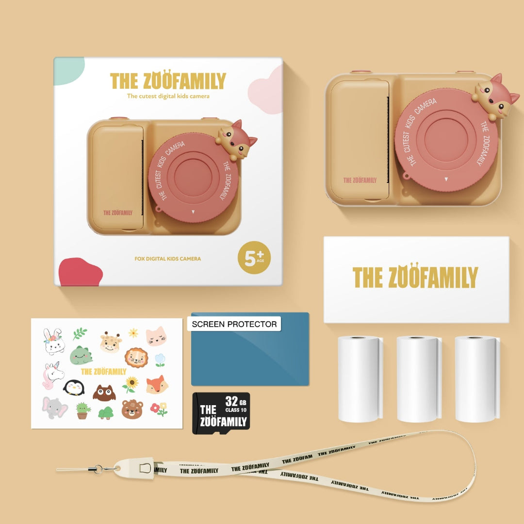 the zoofamily kindercamera met thermische printer zoo print - vos | TZFP2fox | 7
