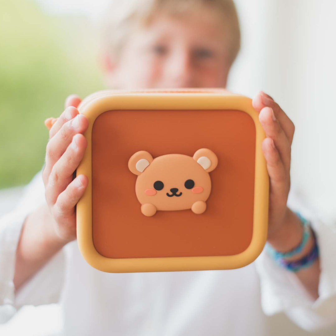the zoofamily siliconen kindertas - beer | TZFB3bear | 5