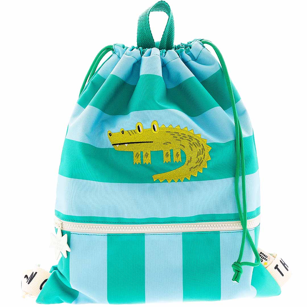 the cotton cloud gym- en zwemtas croc rock | TTC-DST-CROC | 