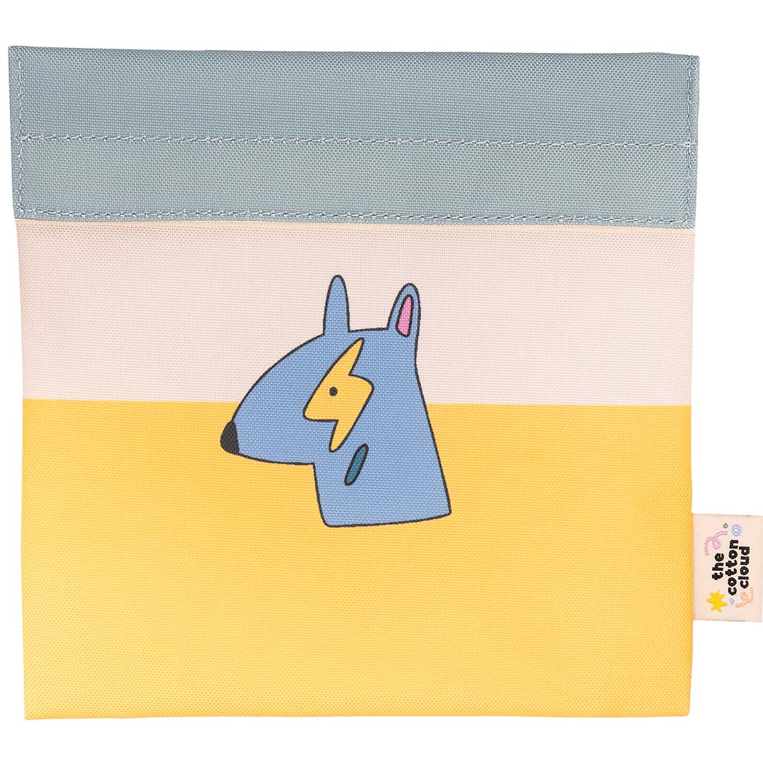 the cotton cloud herbruikbaar lunchzakje funky dogs | TTC-SBAG-FUNKY | 