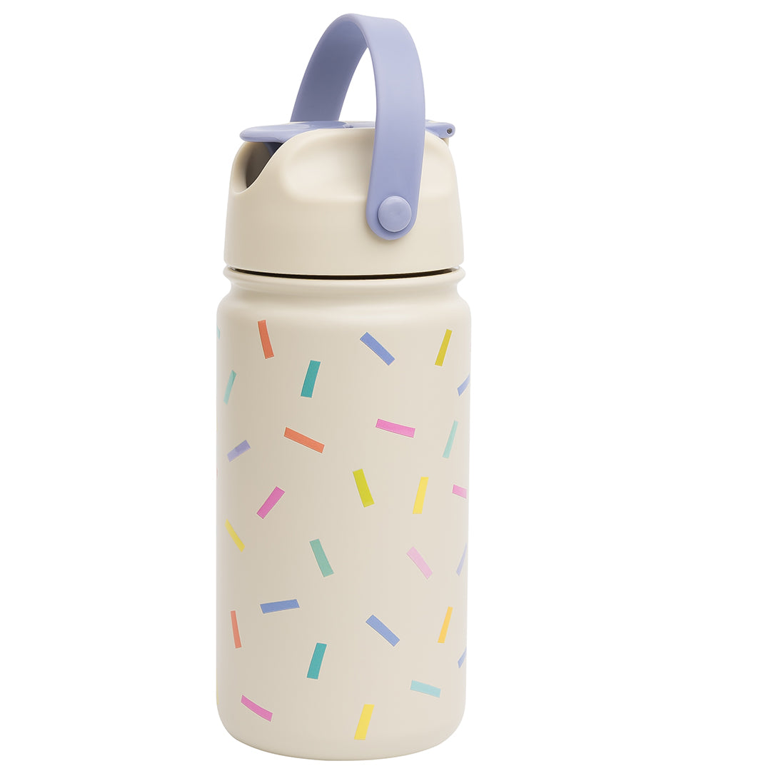 the cotton cloud rvs drinkfles confetti - 420 ml | TTC-FLSK-CFT | 