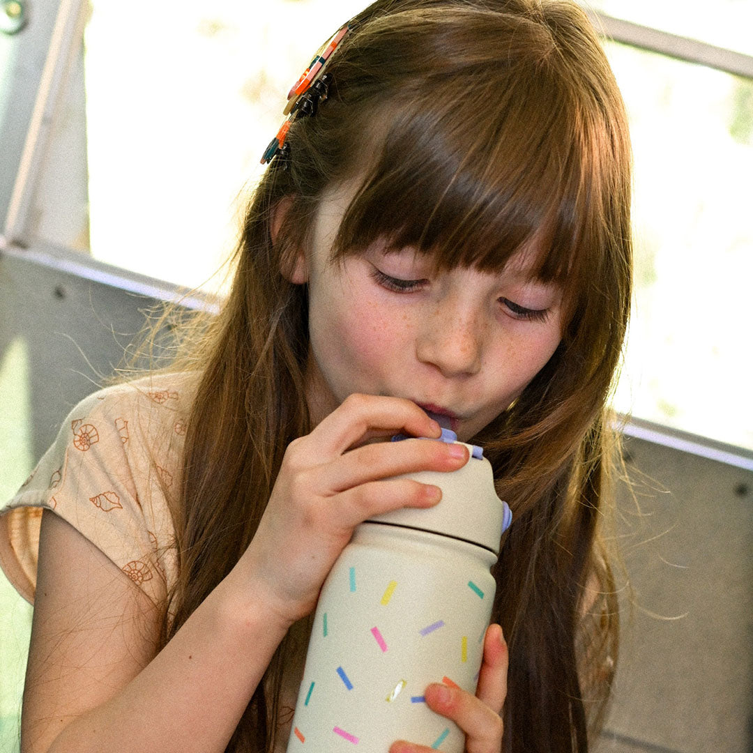 the cotton cloud rvs drinkfles confetti - 420 ml | TTC-FLSK-CFT | 3