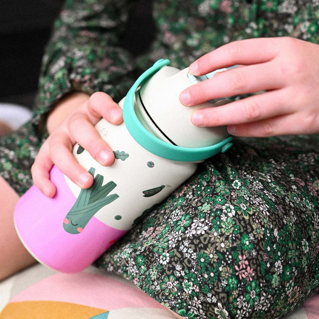 the cotton cloud gourde en inox veggie pals - 420 ml