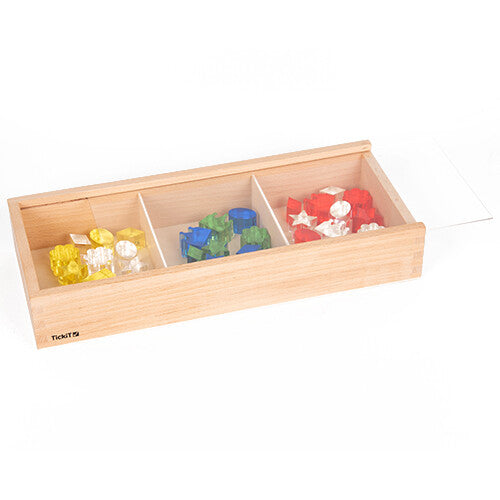 tickit sorteerbakken met deksel - 3st | 73462 | 8