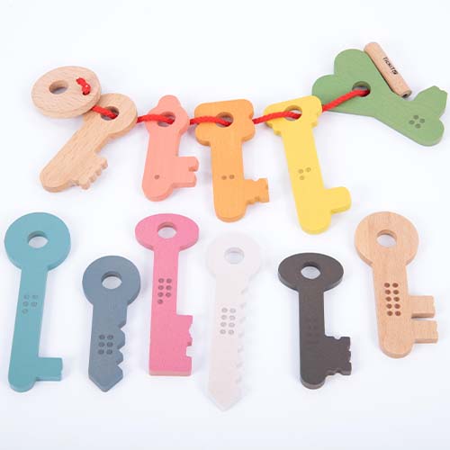 tickit speelfiguren sleutels - 12st | 73474 | 1