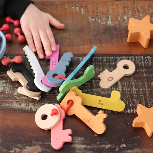 tickit speelfiguren sleutels - 12st | 73474 | 12