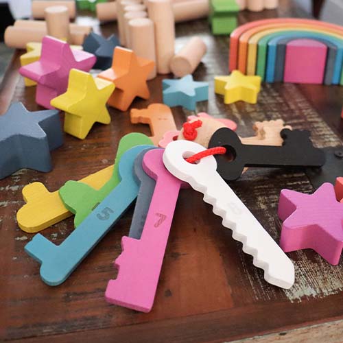 tickit speelfiguren sleutels - 12st | 73474 | 13