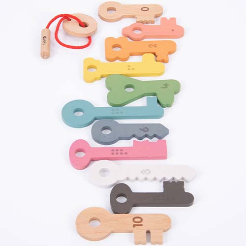 tickit speelfiguren sleutels - 12st | 73474 | 2