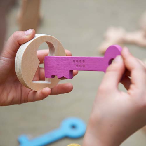 tickit speelfiguren sleutels - 12st | 73474 | 5