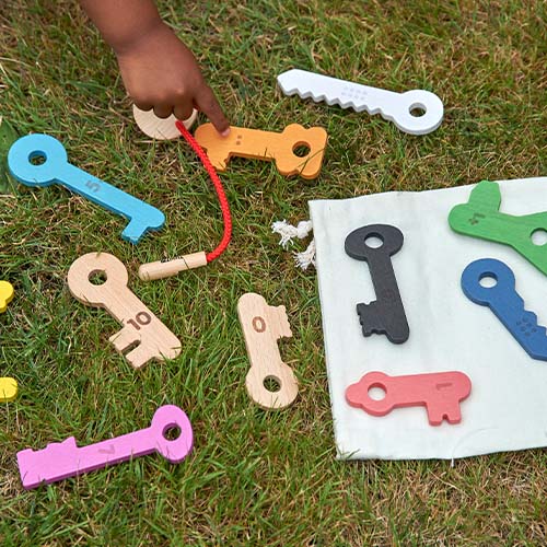 tickit speelfiguren sleutels - 12st | 73474 | 6