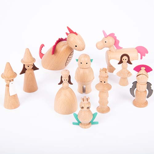 tickit speelfiguren sprookjes - 10st | 73496 | 1