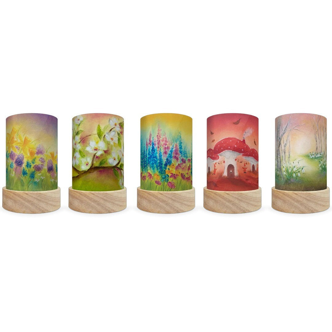 toverlux lichtkaarten voor lantaarn - baukje exler - seasons - 5st | TS-SET-B1 | 0