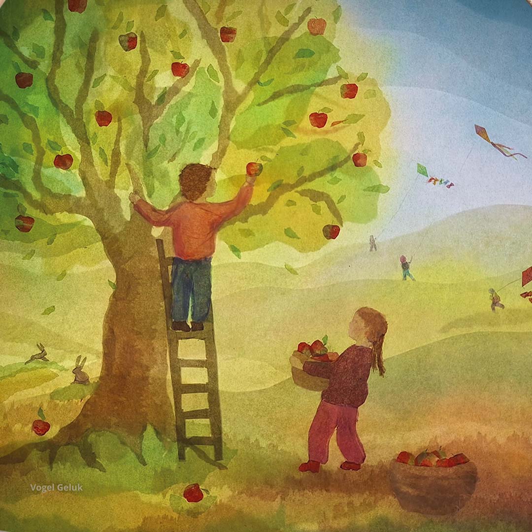 toverlux toverplaat voor toverlamp - appelboom | VG-SIL-AT | 1
