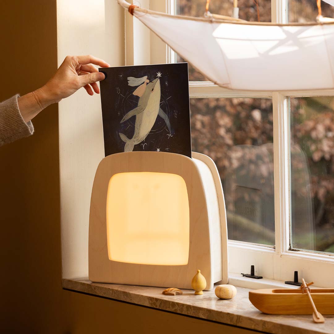 toverlux toverplaat voor toverlamp - walvis | TI-SIL-WH | 3