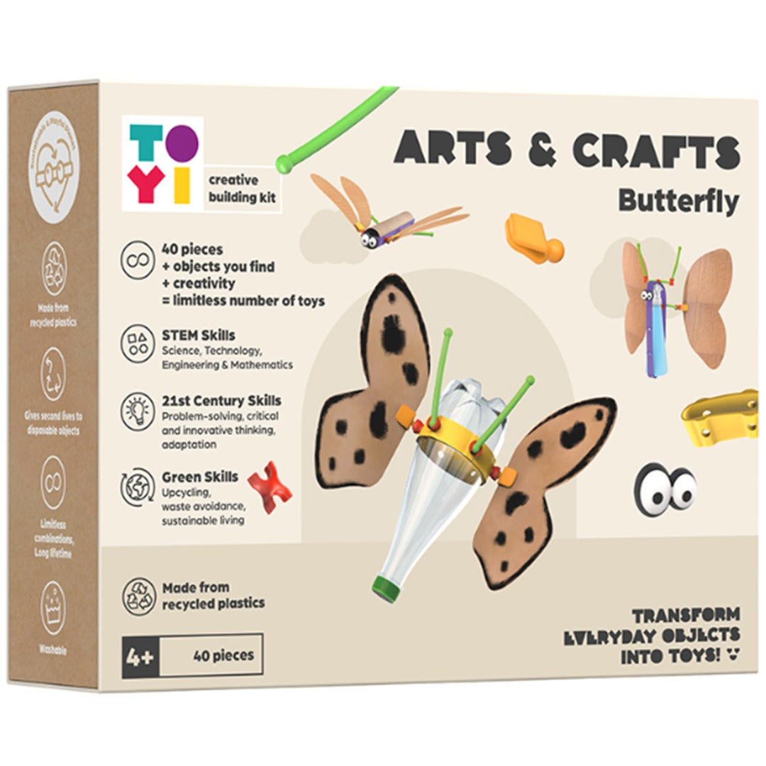 toyi bouwpakket arts and crafts butterfly | TY408684 | 0