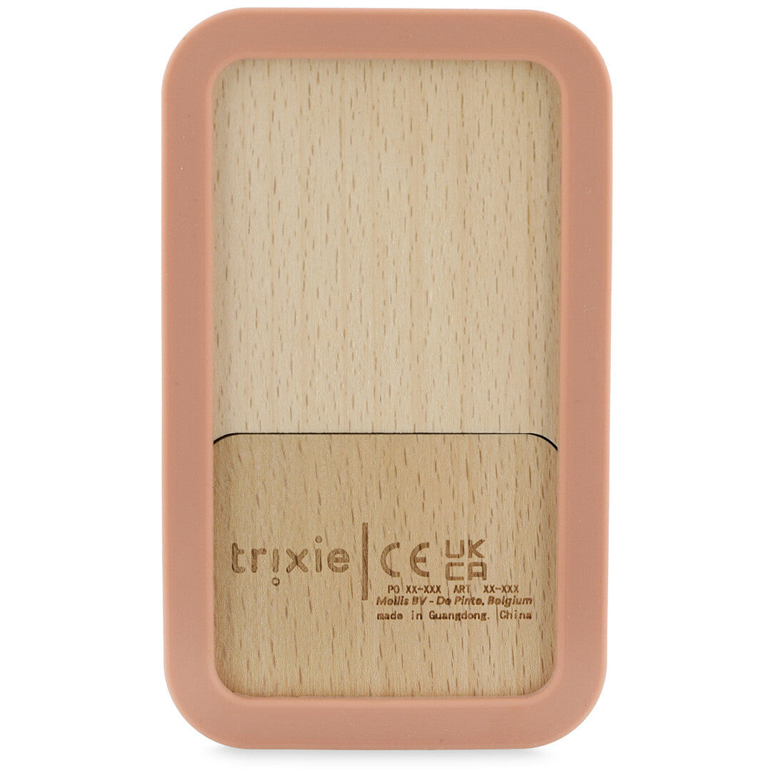 trixie bijtspeelgoed met spiegeltje telefoon - mrs. cat | 36-245 | 1