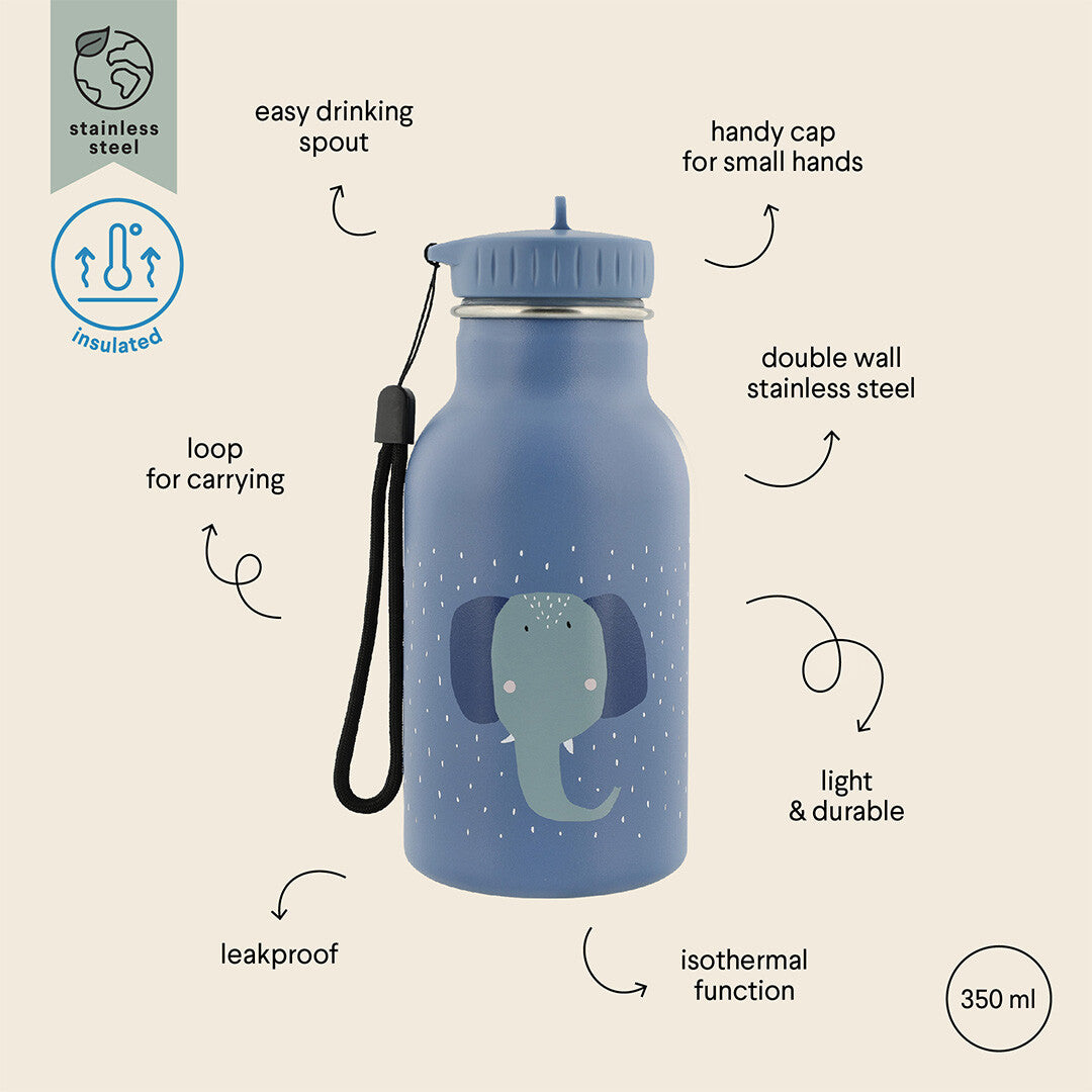 trixie rvs thermosfles mrs. elephant - 350 ml | 56-214 | 3