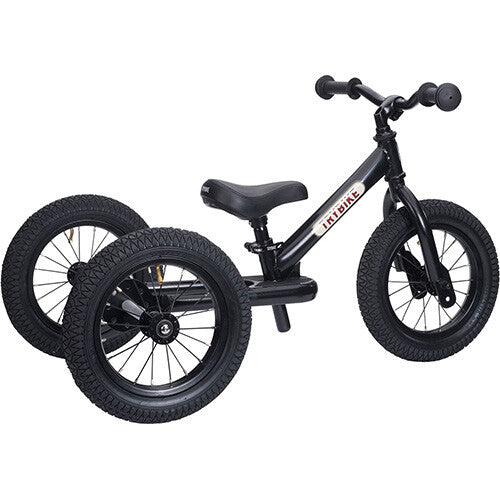 trybike steel 2-in-1 loopfiets zwart    | TBS-3-BLK | 3