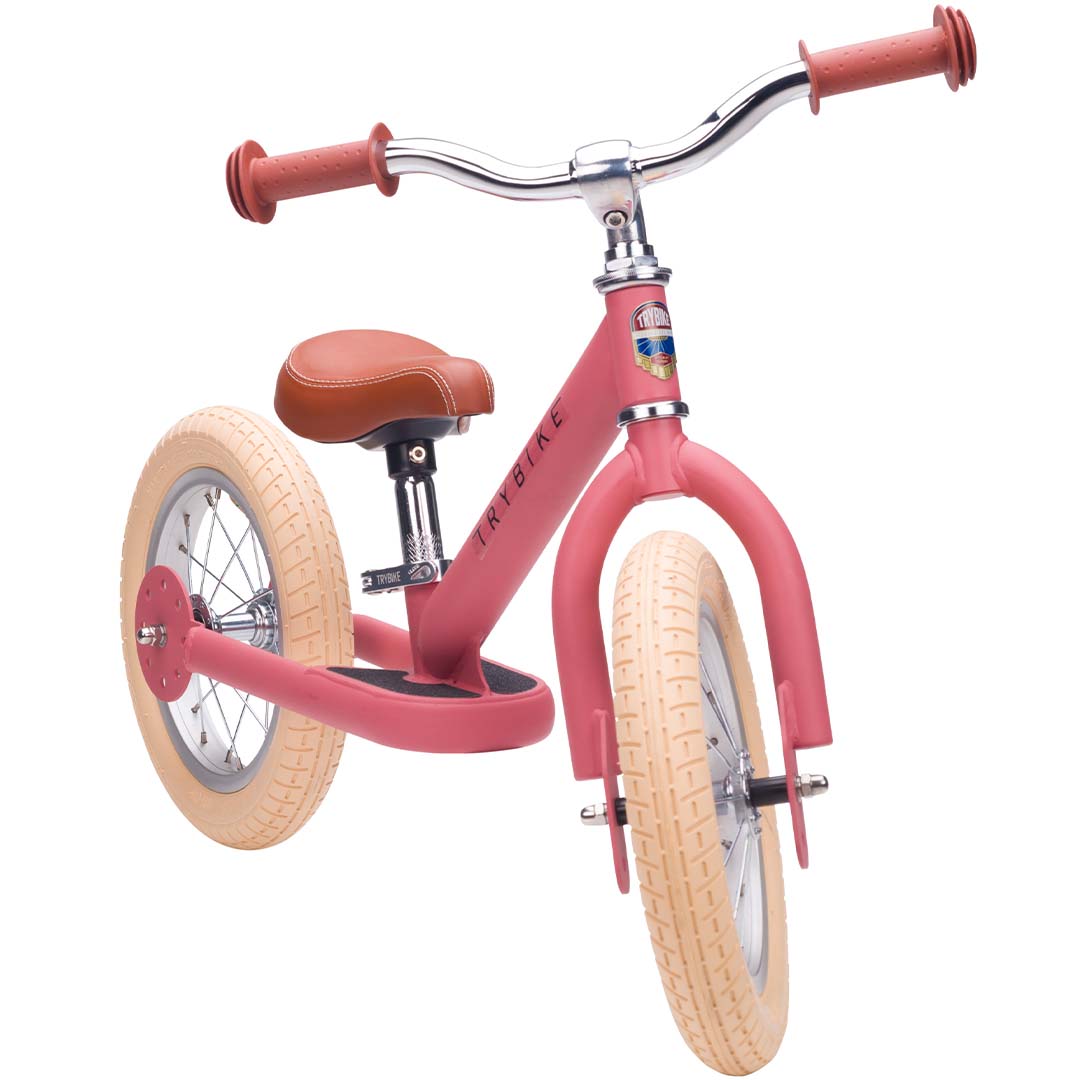 trybike steel loopfiets vintage roze mat - bruin | TBS2-MPNK-VIN | 4