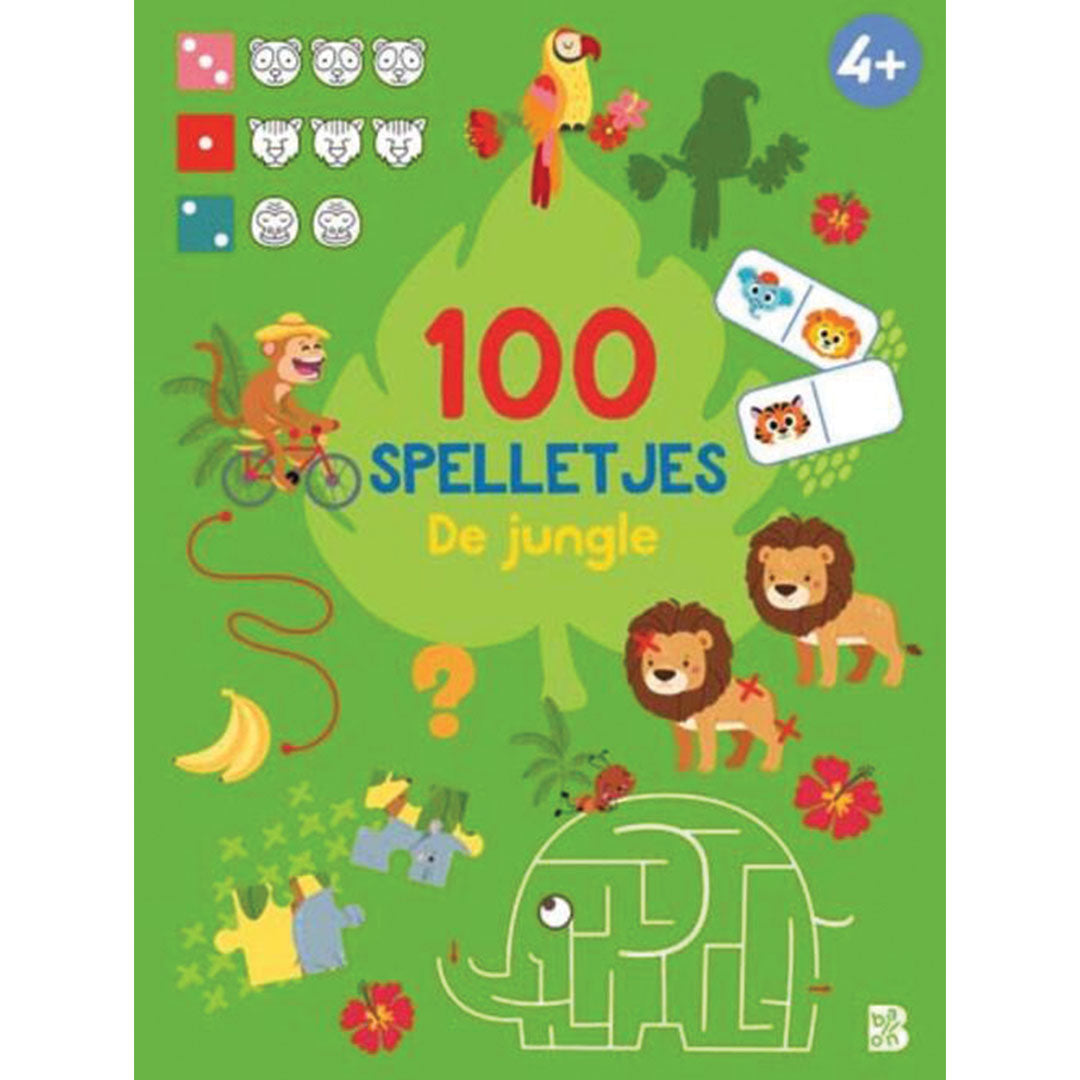 uitgeverij ballon 100 spelletjes de jungle | BAL1234574 | 