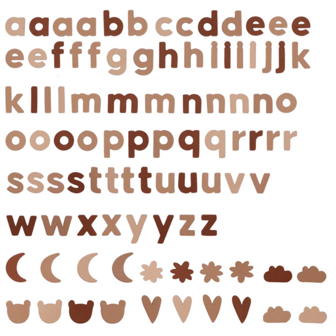 vanpauline magneten foam letters en figuren - 95st  | 8719689799083 | 1