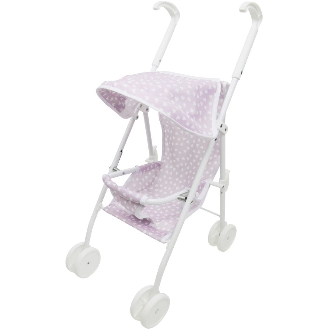 vanpauline poppenbuggy lila hearts | 8720828162408 | 0