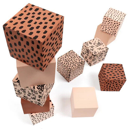 vanpauline vierkante foamblokken nude - 12st | 8719689799045 | 1
