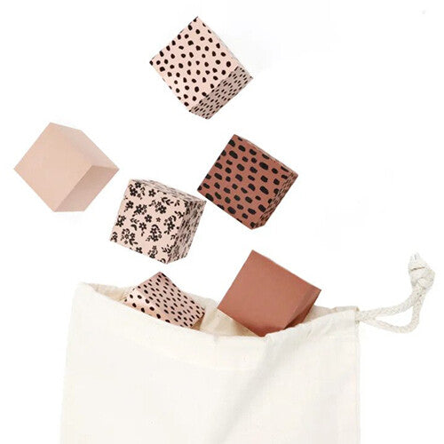 vanpauline vierkante foamblokken nude - 12st | 8719689799045 | 2