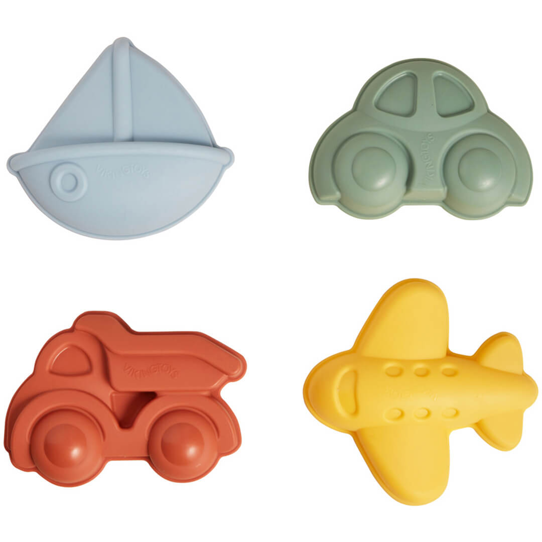 viking toys re:line zandvormpjes - voertuigen - 4st | 06.30-82035 | 0