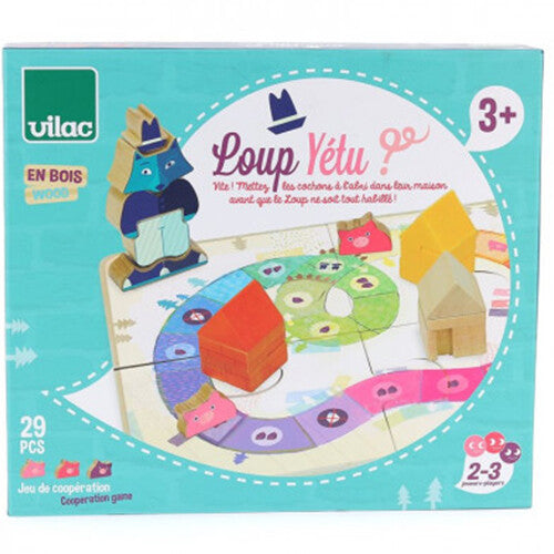 vilac bordspel wolf en de drie biggetjes | VI2739 | 10