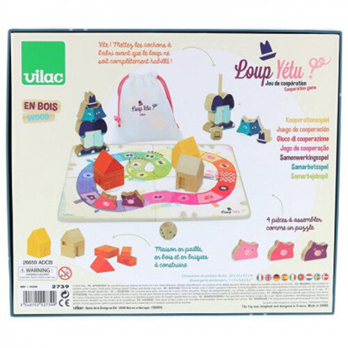 vilac bordspel wolf en de drie biggetjes | VI2739 | 11