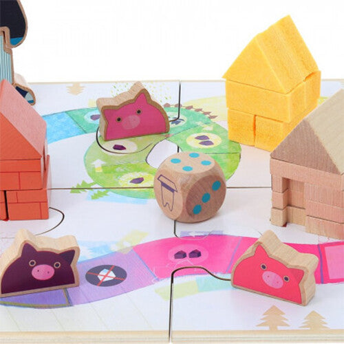 vilac bordspel wolf en de drie biggetjes | VI2739 | 3