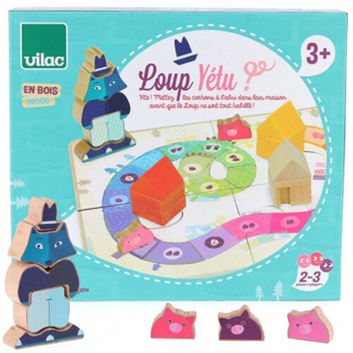 vilac bordspel wolf en de drie biggetjes | VI2739 | 9