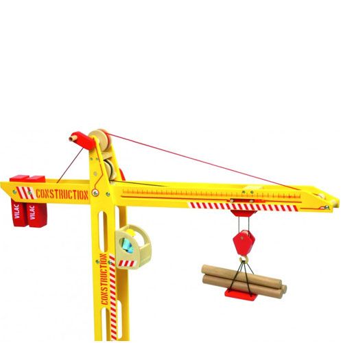 vilac grote hijskraan XXL - 12 delig | VI2343 | 1