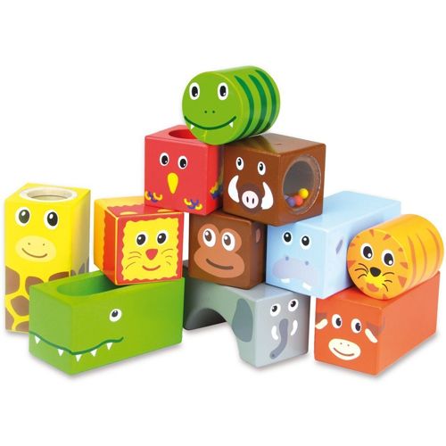 vilac houten rammel blokken - savanne | VI2101 | 0