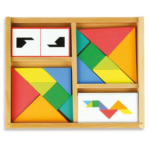 vilac houten tangram | VI6061 | 4