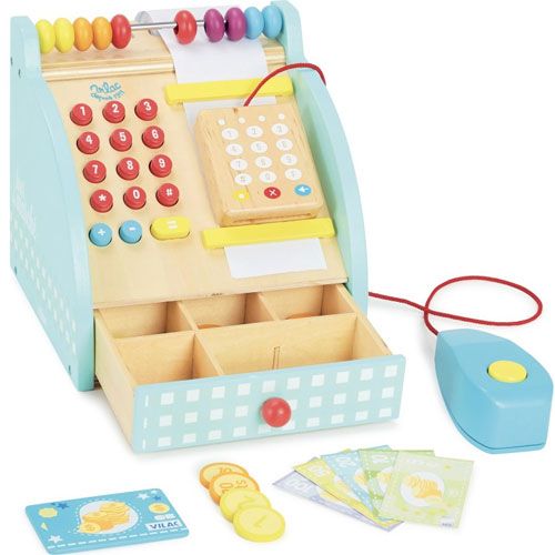 vilac kassa met pin en speelgeld | VI8102 | 0
