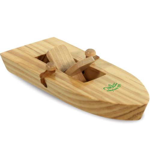 vilac opwindbaar houten speedbootje | VI2941 | 0
