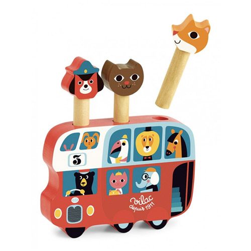 vilac pop-up spel - bus | VI7751 | 0