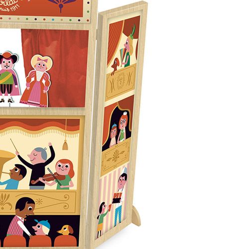 vilac poppenkast - mijn theater | VI7756 | 1