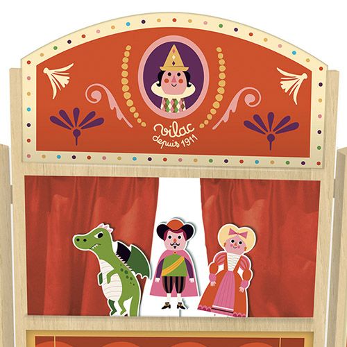 vilac poppenkast - mijn theater | VI7756 | 3