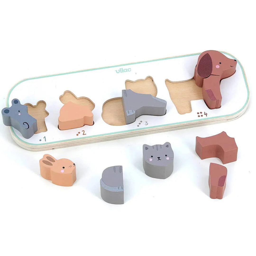 vilac puzzel ik leer dieren tellen - 10st | VI7118 | 1